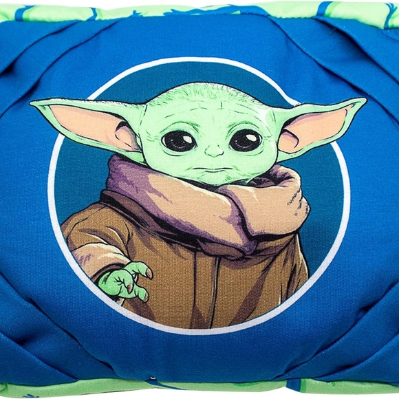 The Mandalorian Star Wars *Baby Yoda* Grogu Tablet Cuddly Pillow NEW WITH TAGS - Picture 11 of 11